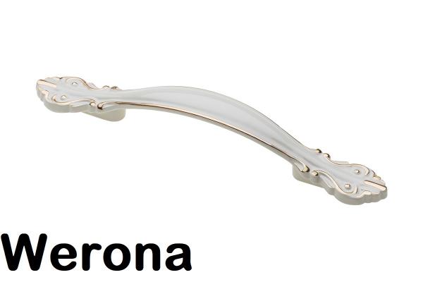 Möbelgriff ROYAL Weiss und Gold